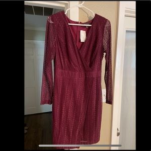 Burgundy Special Occasion Dress